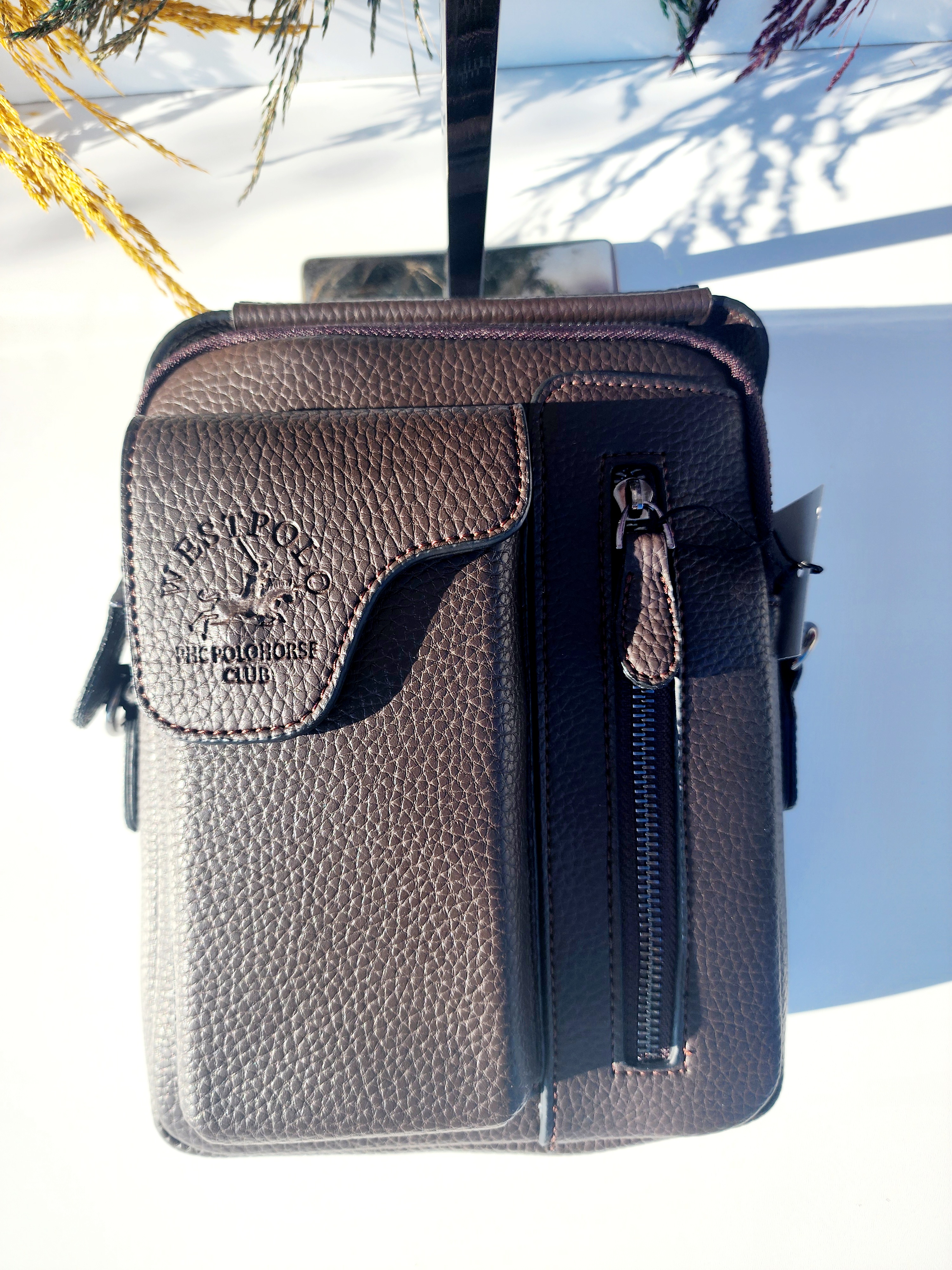 WEST%20POLO%20ERKEK%20A%20KALİTE%201%20.%20SINIF%20İŞÇİLİK%20KAHVERENGİ%20CROSSBODY%20(%20ÇAPRAZ%20)%20ÇANTA